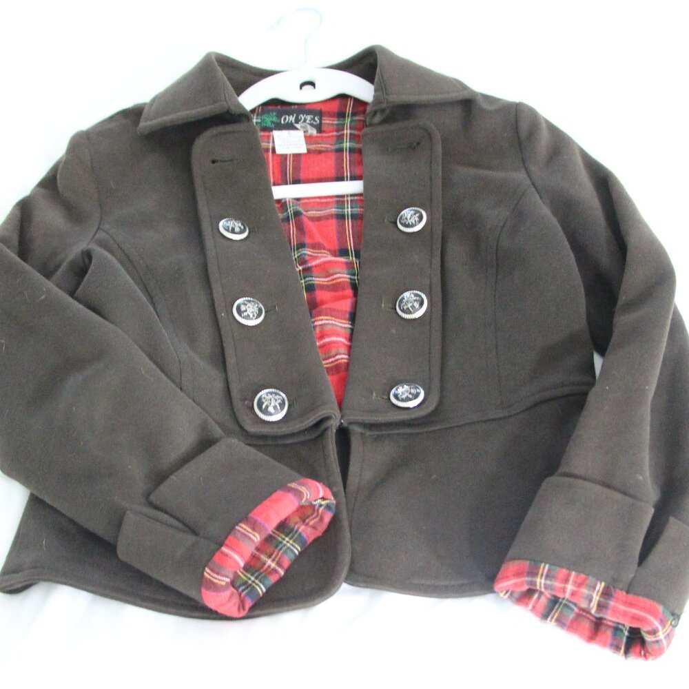 Brown military jacket